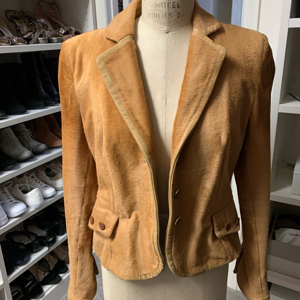 Gabrielle Strenesse genuine baby calf jacket